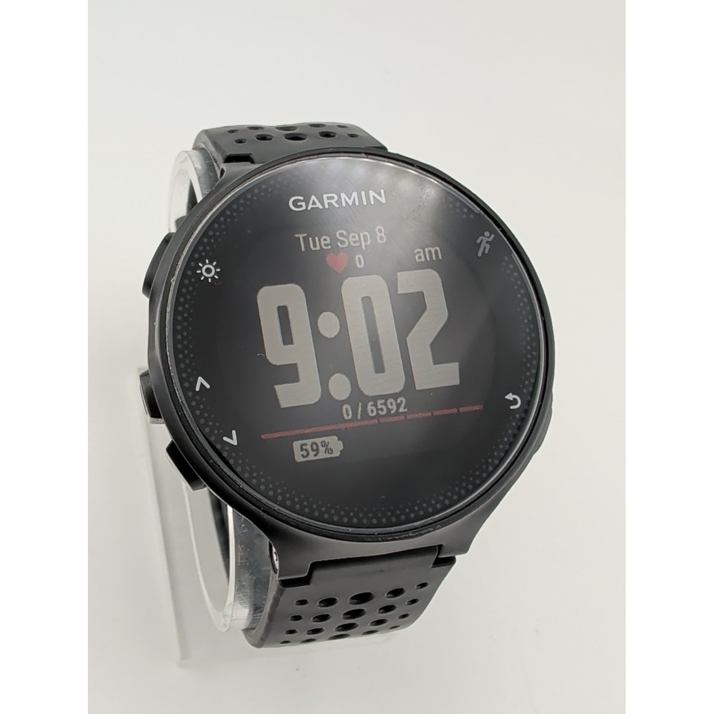 Garmin Forerunner 235 GPS Running Watch Black Wrist Heart Rate Bluetooth 5ATM